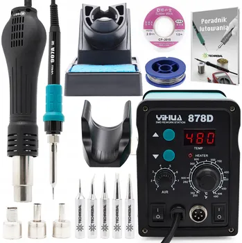 Páječka YIHUA 878D - horkovzdušná pájecí stanice + pájecí pero