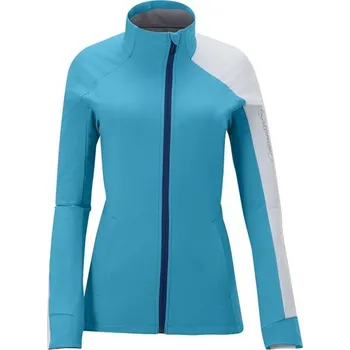 Běžecké lyžování Bunda Salomon Momentum 3 Softshell W blue/white 12/13 L