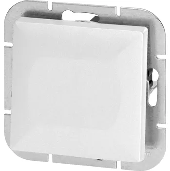 Elektrická zásuvka Trojcestný zapuštěný vypínač Pearl, 10A, 250V, WP-5P, bílý