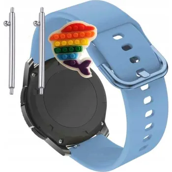 Pouzdro na mobilní telefon Pásek Řemínek pro Narcid Chytré Hodinky P95, Silikon Modrý Poutko, nastavitelný