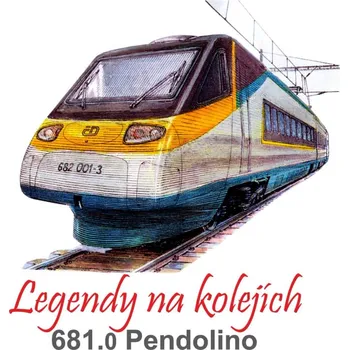 Plechová cedule Cedule Lokomotiva Pendolino 681.0