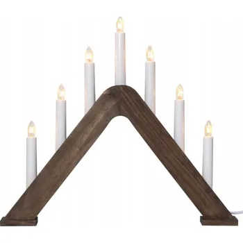 Svícen Dřevěný svícen Star Trading 36 cm