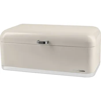 chlebník Chlebník Vintage Cuisine ocelový obdélníkový béžový Retro