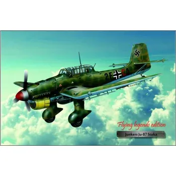 Plechová cedule Letadlo Jounkers Ju-87 Stuka - ceduľa 29cm x 20cm Plechová tabuľa