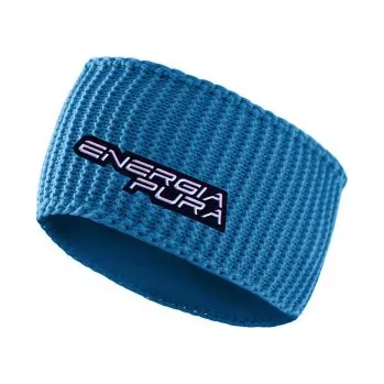 Běžecké lyžování Pletená čelenka ENERGIAPURA BRYNE černá modrá