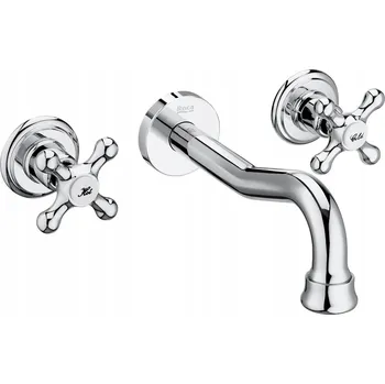 Vodovodní baterie Umyvadlová baterie pod omítku Roca Carmen stříbrná