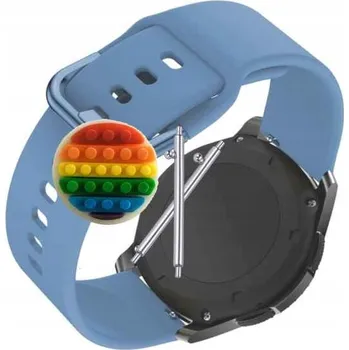 Pouzdro na mobilní telefon Řemínek Řemínek pro G.Rossi ZG312 SW010, Silikonový Modrý Smyčka, nastavitelný