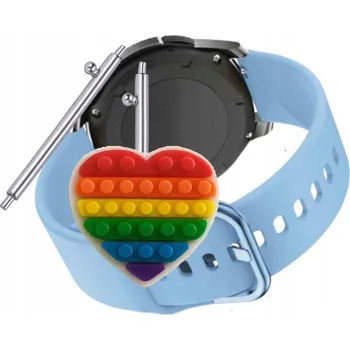 Pouzdro na mobilní telefon Pásek Řemínek pro Aolon GTS Ultra, Silikon Modrý Poutko, nastavitelný