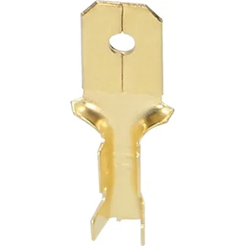 Elektrický konektor Neizolovaný plochý konektor, max. průřez 1mm?, šířka: 6,3mm, 100ks