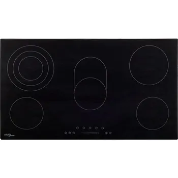 Varná deska vidaXL Keramická varná deska s 5 hořáky dotykové ovládání 77 cm 8500 W