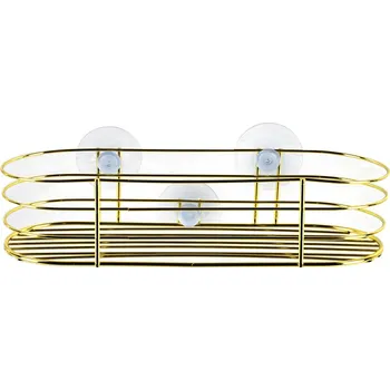 police Polička do koupelny Carl, zlatá