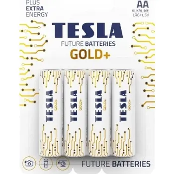Článková baterie Alkalická baterie TESLA AA (R6) 4 ks