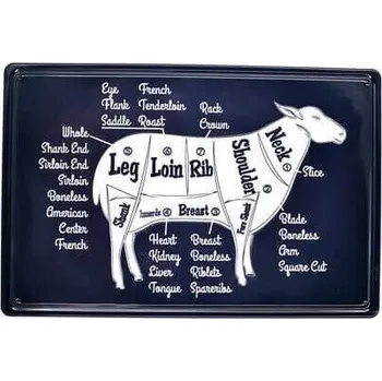 Plechová cedule Cedule Butchers Sheep