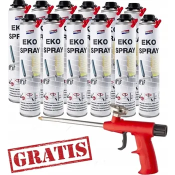 Montážní pěna POLYNOR EKO izolace stříkaná pěna PUR ZATEPLENÍ GARÁŽE +