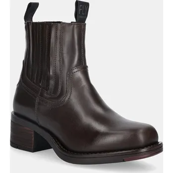 Dámská obuv Kožené kotníkové boty Fly London RALI513FLY P144513007 hnědá 89X, EUR 39