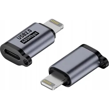 Redukce ADAPTÉR redukce OTG USB TYP-C 2.0 - iPhone Lightning 480 Mb/s