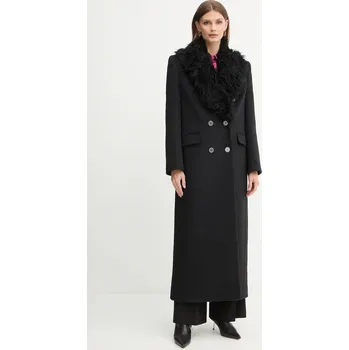 Dámský kabát Kabát s příměsí vlny Versace Jeans Couture 79HAT418.N0342 černá 99X, vel. 42