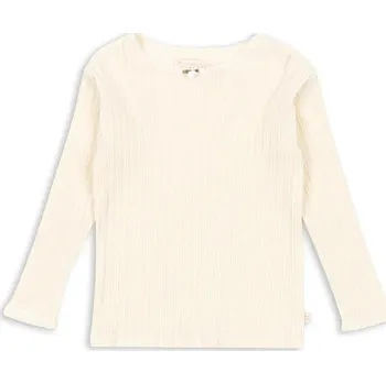 Chlapecké tričko Dětské bavlněné tričko s dlouhým rukávem Konges Sløjd PAPIN BLOUSE GOTS KS103957.9BYA béžová 01X, vel. 74