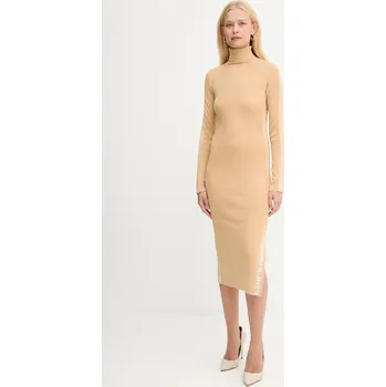 Dámské šaty Šaty Elisabetta Franchi AM03S56E2 béžová 80X, vel. 34