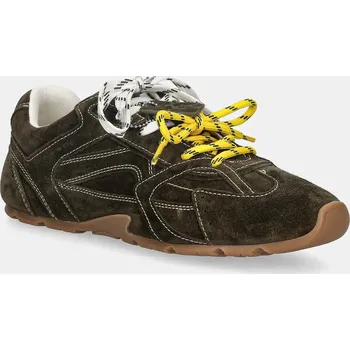 Pánská obuv Semišové tenisky Nokwol Atlas Khaki Suede Atlas.Khaki.Suede zelená 91X, EUR 39