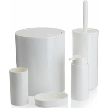 Sada koupelnových doplňků Carmen, bílá