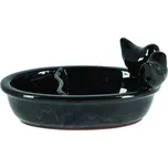 Napajedlo pro ptáky Duke, 8,5x16 cm, keramika, černá