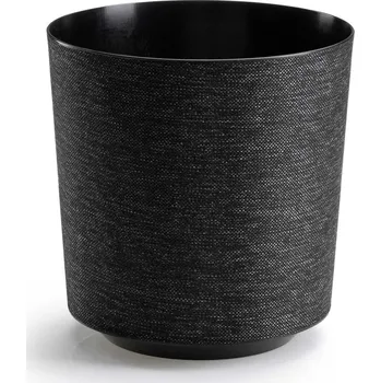 Květináč PLASTOVÝ KVĚTINÁČ ALOE TX 19,5X20 CM ČERNÁ