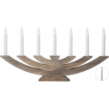 Svícen Dřevěný svícen Star Trading 30 cm