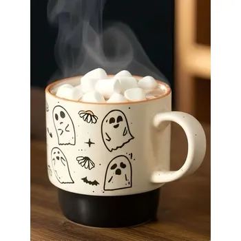 Sinsay - Hrnek s halloweenským motivem - krémová - 186GI-12X - 186GI-12X-ONE