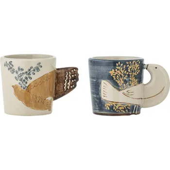 Bloomingville Hrneček na espresso Hezha Blue 55 ml Světlý