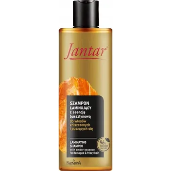 Šampon Jantar šampon pro laminaci vlasů, pro poškozené a krepaté vlasy s esencí