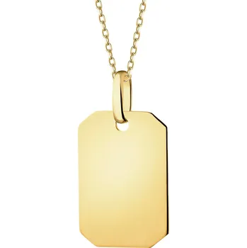 Přívěsek Zlatý přívěsek - destička - AP541-3793