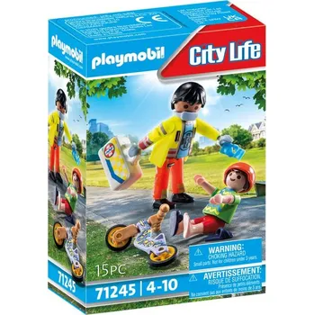 Stavebnice Playmobil Playmobil 71245 Záchranář s pacientem