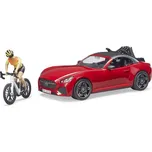 Bruder 3485 Roadster s cyklistkou