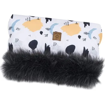 Fusak Rukávník ke kočárku, žlutá/černá