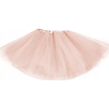 Dívčí sukně Tutu sukýnka z tylu TEA PINK pro DÍVKY, univerzální velikost 30 cm