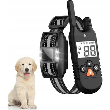 Obojek pro psa ELEKTRICKÝ VÝCVIKOVÝ OBOJEK PRO PSA S DOSAHEM 1000M A DÁLKOVÝM OVLÁDÁNÍM