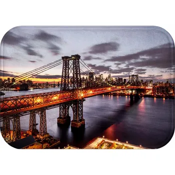 Koupelnová předložka KOUPELNOVÁ PŘEDLOŽKA | 40x60 MĚKKÁ PROTISKLUZOVÁ RYCHLESCHNOUCÍ VODĚODOLNÁ