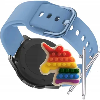 Pouzdro na mobilní telefon Pásek Řemínek pro Watchmark Outdoor WL15, Silikon Modrý Poutko, nastavitelný