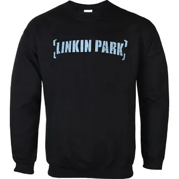 Pánská mikina mikina bez kapuce pánské Linkin Park - Meteora Portraits - ROCK OFF - LPSWT15MB - L