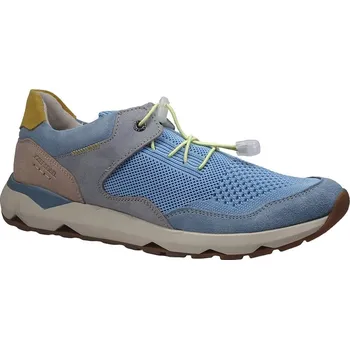 Dámské polobotky Vycházková obuv, Josef Seibel, Jonah 03, modro-béžovo-žlutá: Modrá Textil 28 42 G - standardní šíře (24790-24790)