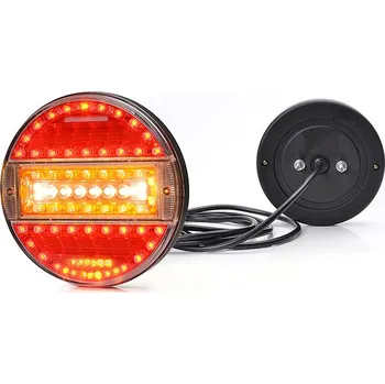 Zadní světlomet Svítilna sdružená zadní 12-24V LED kulatá WAS W92/737