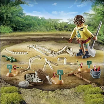 Stavebnice Playmobil Playmobil 71527 Vykopávky s kostrou dinosaura