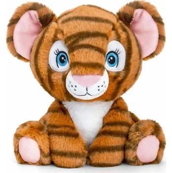 plyšák Keel Toys SE1093 Keeleco Tygr - eko plyšová hračka 16 cm