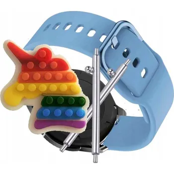 Pouzdro na mobilní telefon Pásek Řemínek pro Watchmark Kardiowatch Cardio One, Silikon Modrý Poutko