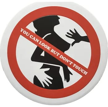 Plechová cedule Cedule 30x30cm kolo You Can Look But Dont Touch