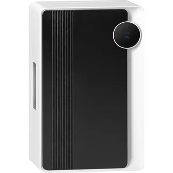 Domovní zvonek STRATIS AC elektromechanický dvoutónový zvonek, 230V, bílá-černá