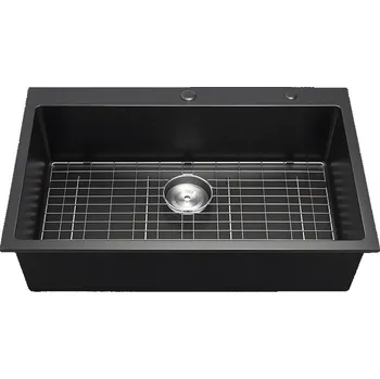 Granitový dřez VEVOR Dřez Granitový 83,8x55,9x22,2CM Jednokomorový Snadno se čistí