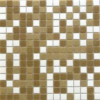 Obklad MOSAIC MSB33 bílo-hnědá khaki 327 x 327 mm 1 m2 bílá