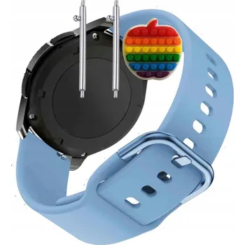 Pouzdro na mobilní telefon Řemínek Řemínek pro Niceboy X-fit Watch Pixel, Silikonový Modrý Smyčka